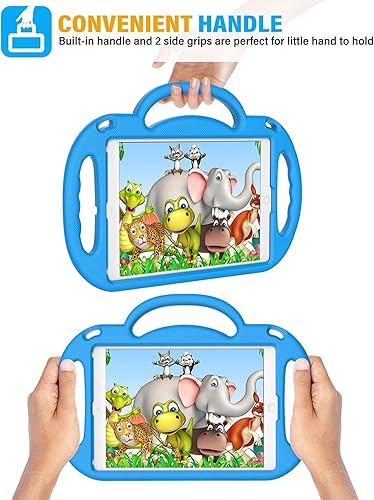 Miniatura 6 de SUPLIK Funda para niños para iPad de 56 generación (9.7 pulgadas, 20172018), iPad Air 1 y Air 2 y Pro 9.7 Funda para niños con correa para el