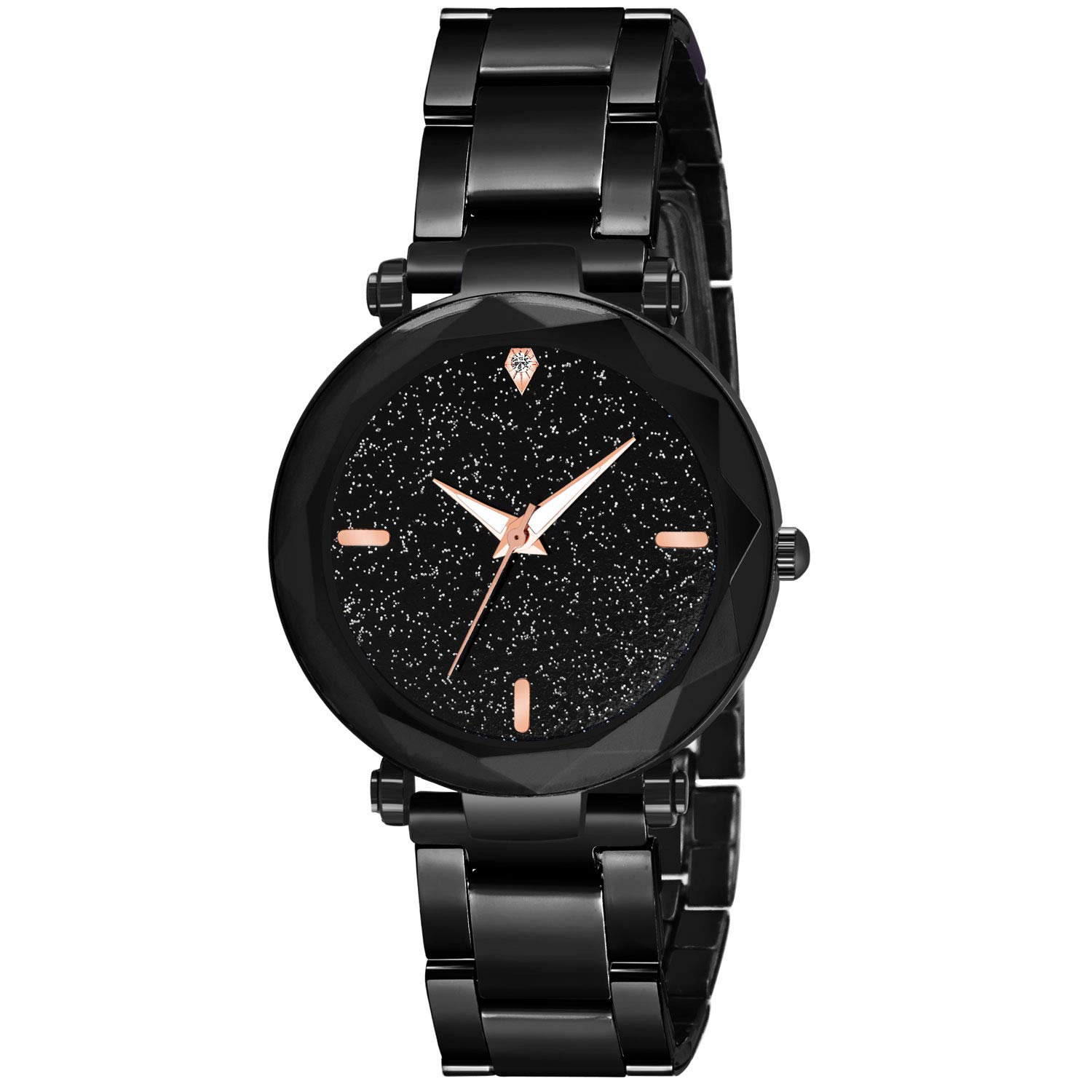 Shunya -The Royal Way Analogue Womens & Girls Watch (Black Dial Black Colored Strap) (B08GXXWFT5) Amazon Price History, Amazon Price Tracker