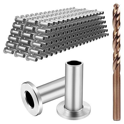 Vista 9 de BLIKA Paquete de 100 fundas protectoras de acero inoxidable para barandillas de cable de cubierta de 1/8 pulgadas, 5/32 pulgadas o 3/16 pulgadas