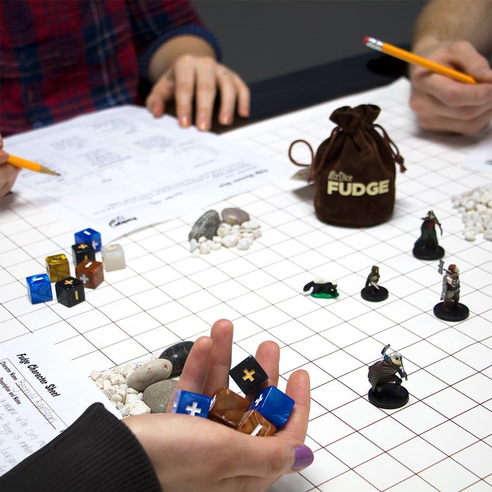 Deluxe Fudge Dice Terrestrial Starter Set with Bag - Set of 20 Dice!