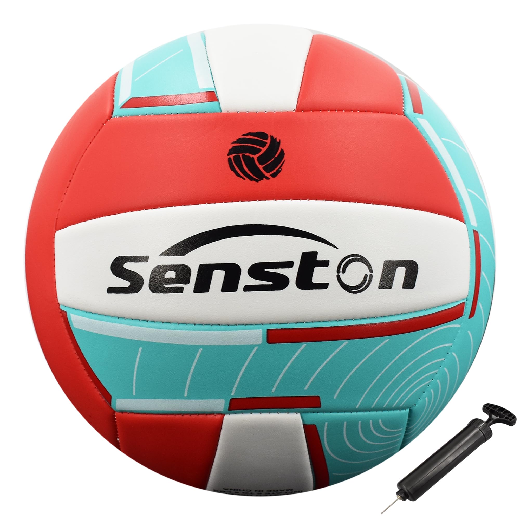 Senston Sports siatkówka wodoodporna, treningowa, siatkówka plażowa, czerwona