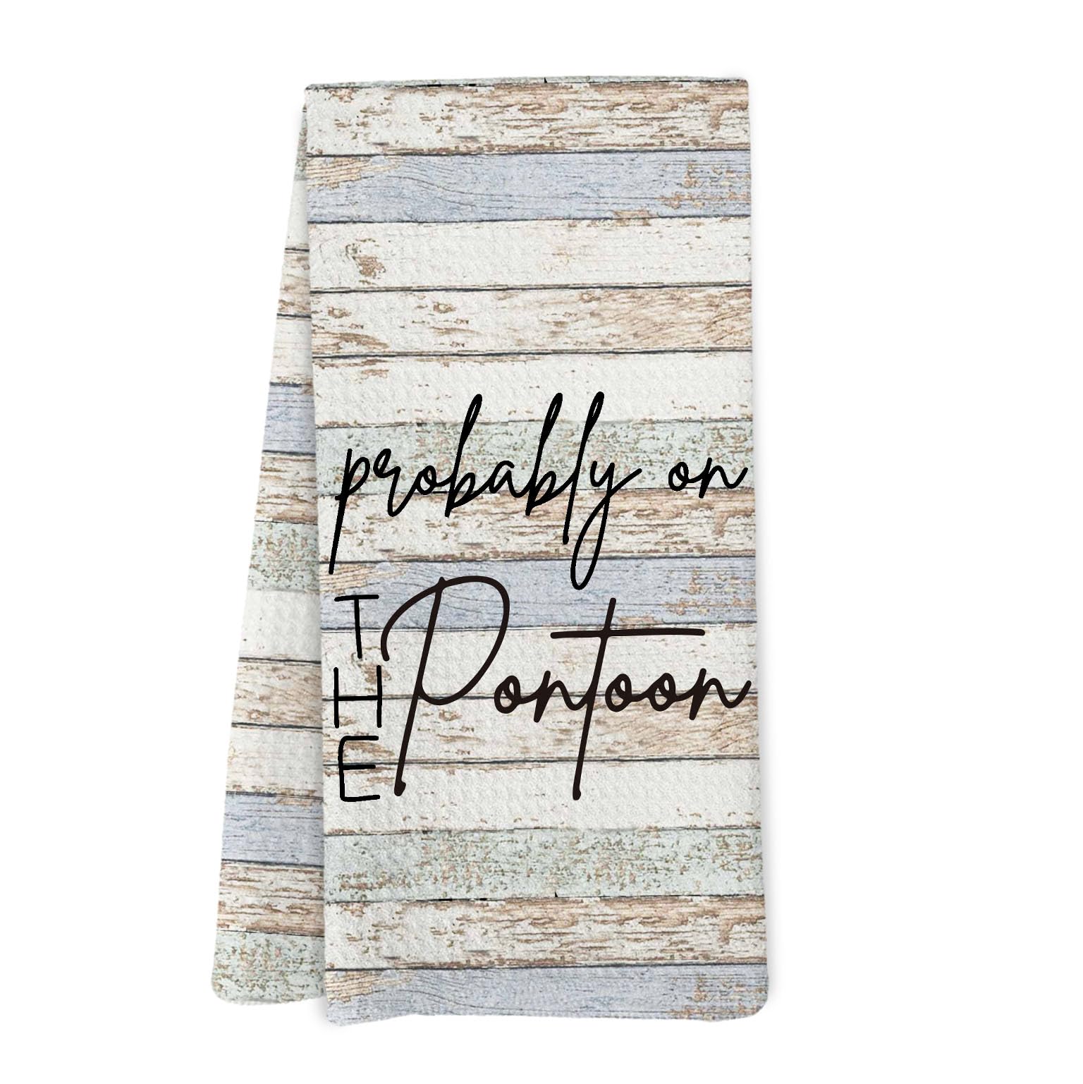 Yorhifa Lake Kitchen & Bath Towels, Decorative Dish Hand Tea Towels for Kitchen Decor, Nautical Gifts for Lake House, Bathroom & Kitchen, 16x24 Inch