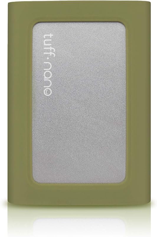 tuff nano Portable External SSD 512GB USB-C 3.2 Gen 2 (Olive Green)