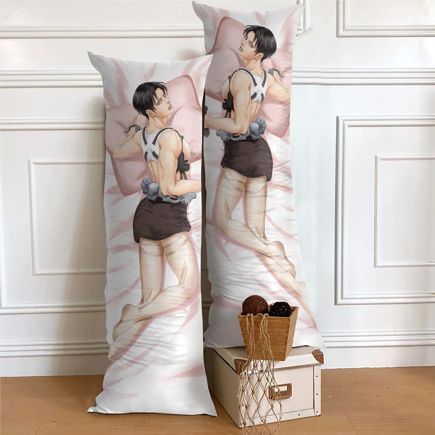 DrawyMe Levi Body Pillow Body Pillow Case Anime Body Pillow Cover Dakimakura Male