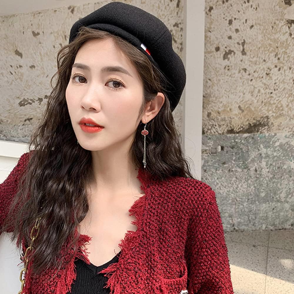 Dainty Red Lantern Dangle Drop Earrings for Women Chinese Style S925 Sterling Silver Post Statement Long Chain Tassel Earring Piercing Dangling Hook Elegant Hypoallergenic Jewelry for Daughter Mom - Image 4