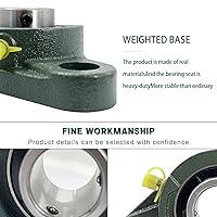 Vista 3 de DEEPDREAM UCFL204-12 - Rodamientos de bloque de almohada Paquete de 4 rodamientos de bloque de almohada montados en brida rodamientos de acero