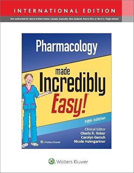 Pharmacology Made Incredibly Easy Incredibly Easy! Series