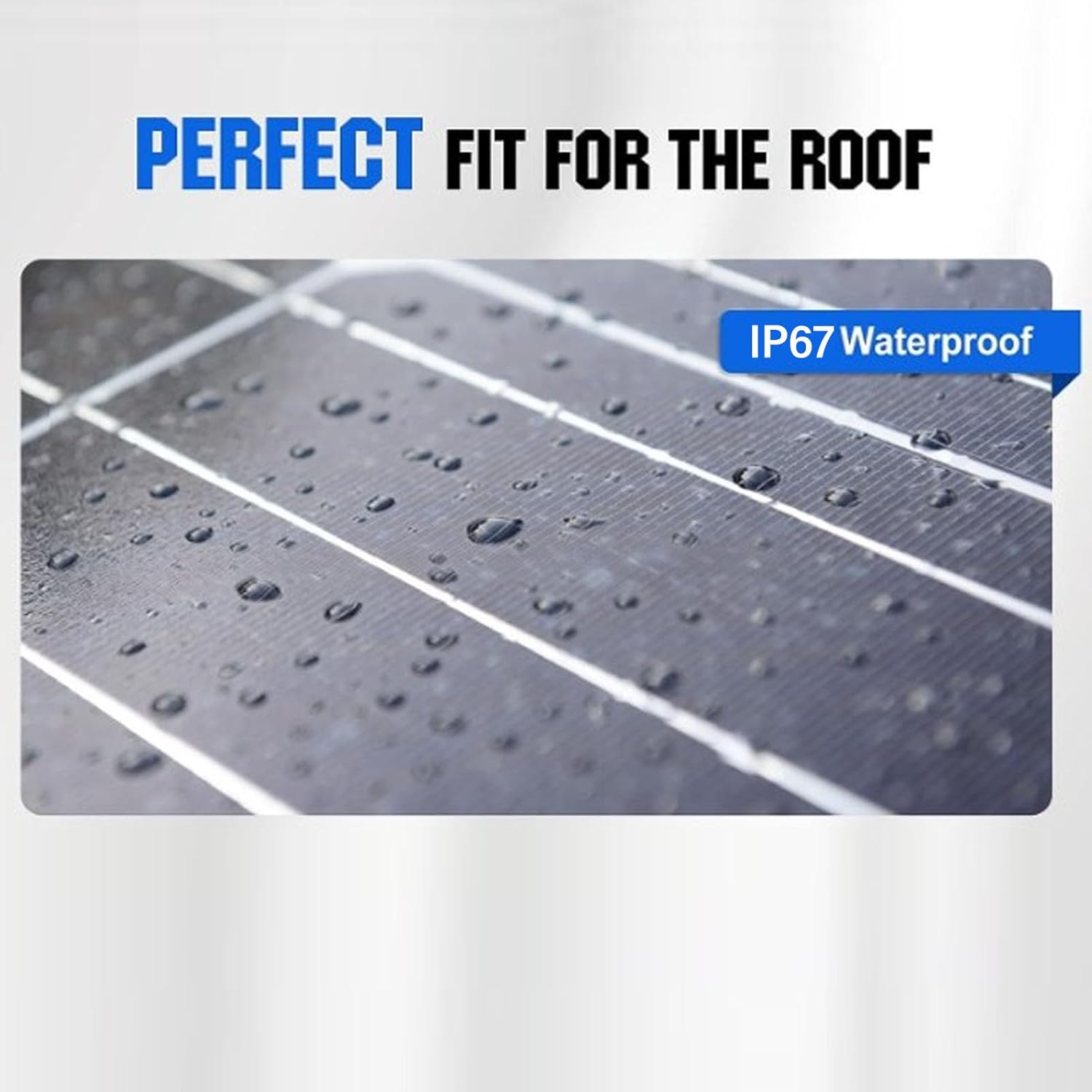 Topyond 100W Solar Panel Kit Portable, IP67 Waterproof with 20A Controller, 12V 24V Solar Panel Trickle Charging Kit for RV Camper Caravan Boat Outdoor