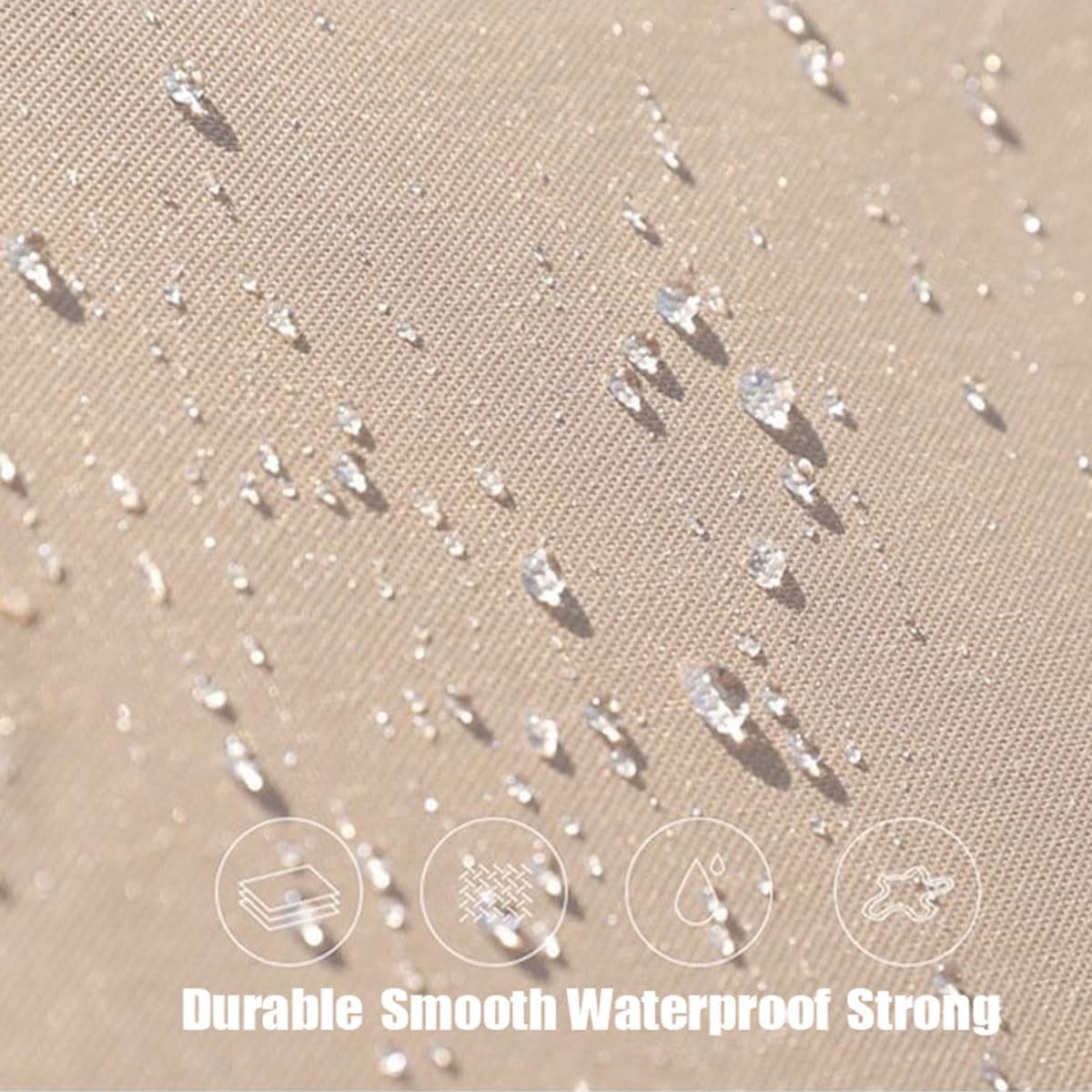 9 ft Patio Umbrella Replacement Canopy for 6/8 Ribs,Patio Replacement Umbrella Canopy,Umbrella Replacement Top Cover for Outdoor (Color : White, Size : 8 Ribs)