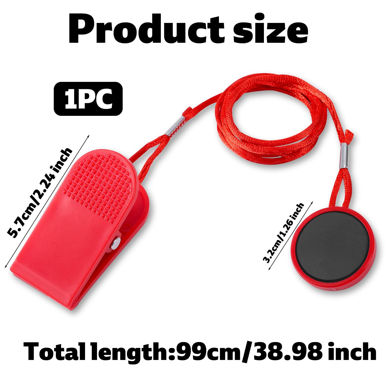 Set 3 Chiavi Di Sicurezza Magnetiche Universali Per Tapis Roulant, Interruttore Di Arresto Di Emergenza Con Cavo Da 1m, Accessori Per Macchina Running