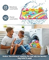 Vista 3 de Tapete de olfateo para perros, gatos, conejos, tapete de alimentación de golosinas para mascotas, 15.4 x 15.4 pulgadas para pequeños y medianos