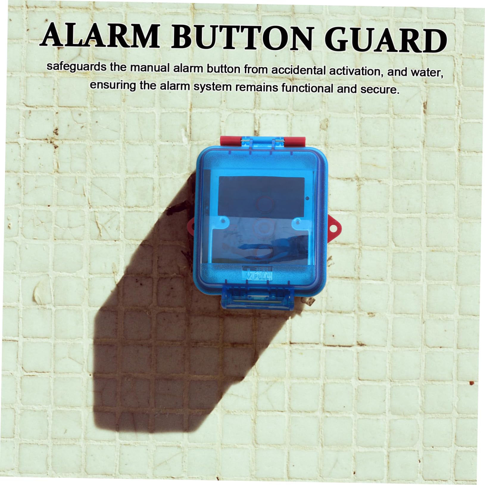 Cubierta Protectora para Botón de Alarma Manual Compatible con Sap-mfs Cubierta de Seguridad para Punto de Llamada de Alarma contra Incendios Uso Emergencia