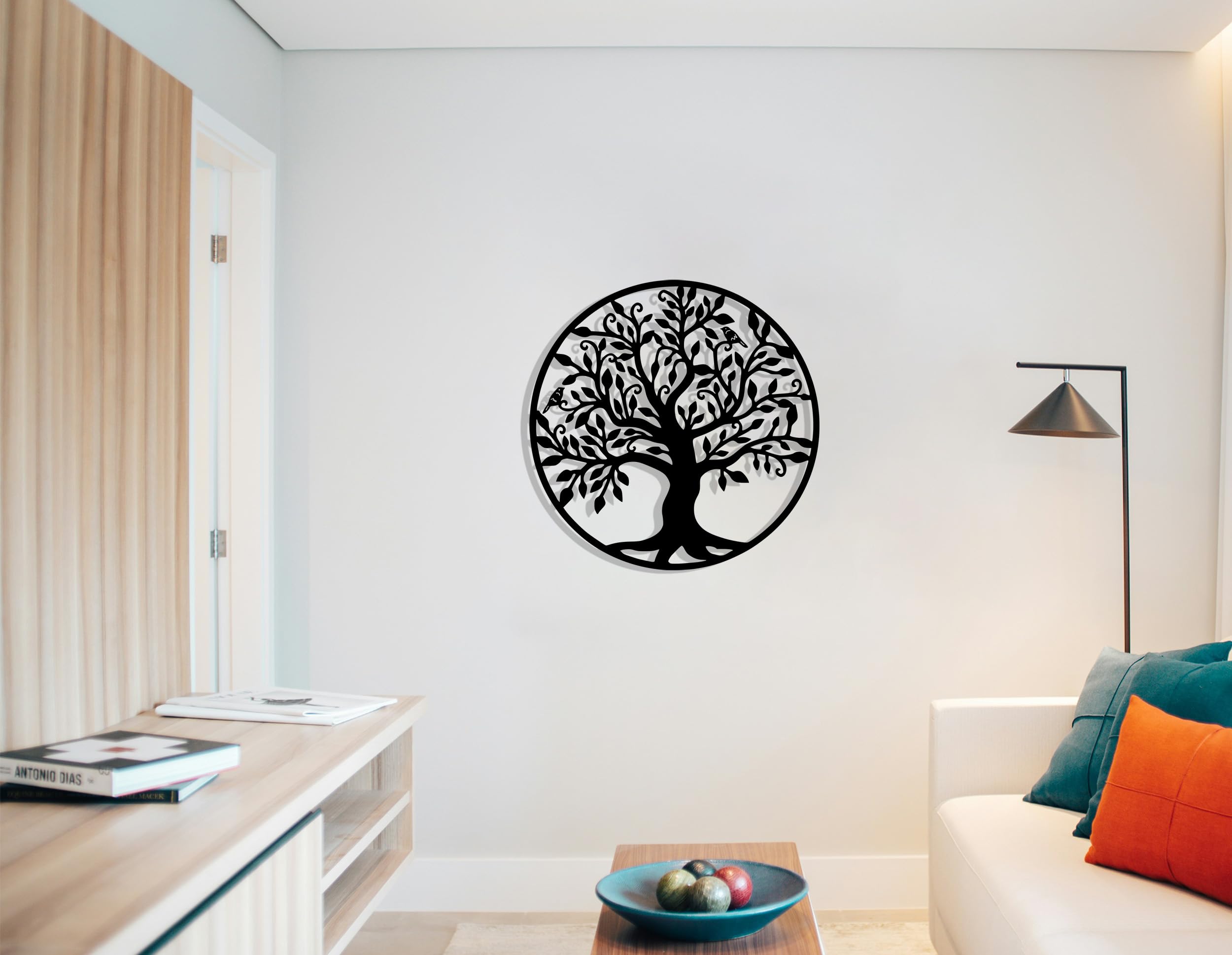 Arbre de vie décoration murale alu extérieur intérieur Monalu sculpture française