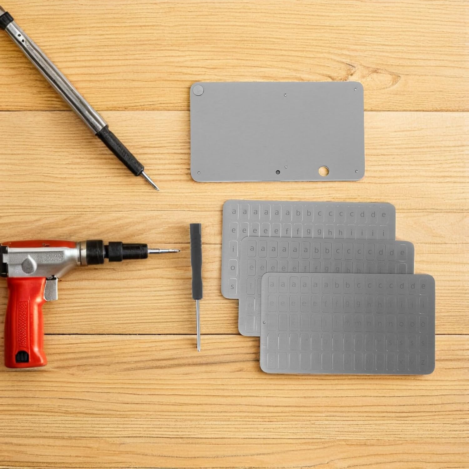 ステンレス製機械式パスワードキーパー メタルシードフレーズ保存プレート 暗号資産用耐久性パスワード管理ツール なオフラインウ