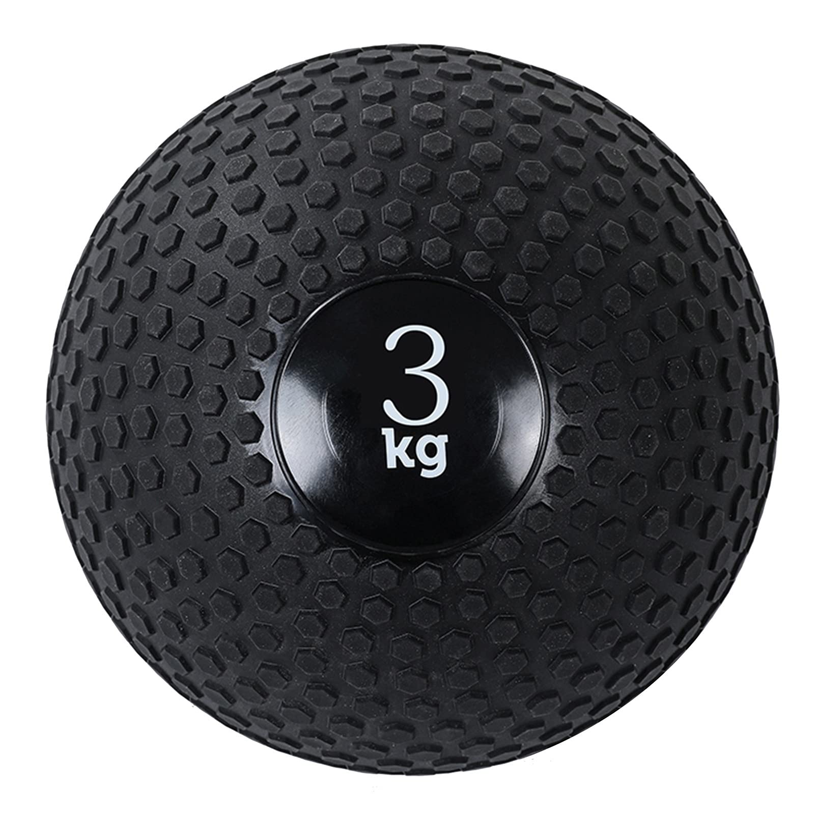 Pelota Medicinal Balón Medicinal Slam Ball, Cross Training Core Training Lanzamiento De Entrenamiento Balance Ball, Texturizado Negro Low-Stretch Fitness Ball (Size : 3kg/6.6lb)