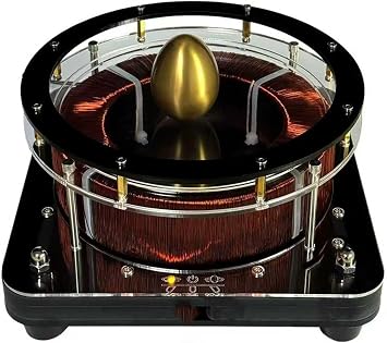 Electromagnetic Cyclotron Accelerator Demonstration Model, with Rotating Coil & Magnetic Field, for Physics Teaching, STEM Science Experiments
