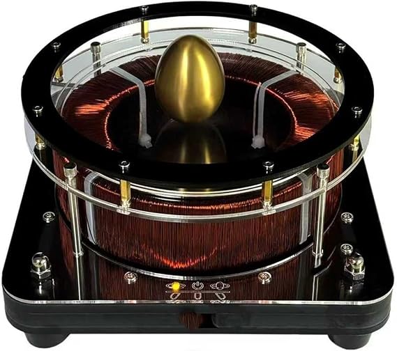 Electromagnetic Cyclotron Accelerator Demonstration Model, with Rotating Coil & Magnetic Field, for Physics Teaching, STEM Science Experiments