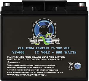 Mighty Max Battery Viper by Mighty Max Battery VP-600-12 Volt 18 AH, 600 Watt Car Audio High Current Power Cell Battery