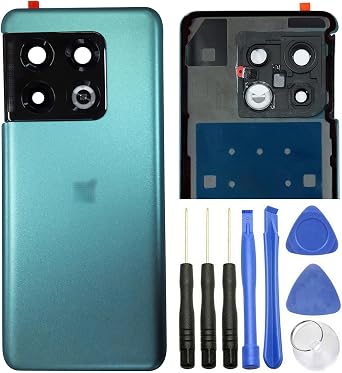 ubrokeifixit for OnePlus 10 Pro NE2213 Housing Rear Panel Back Glass Door Cover Replacement for OnePlus 10 Pro 5G 6.7 NE2210 NE2211 NE2213 10 Pro/Emerald Forest