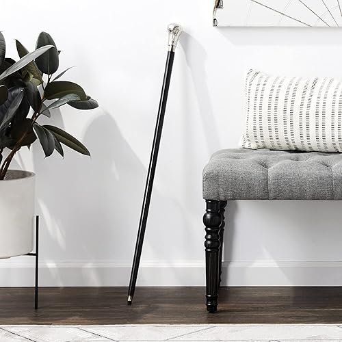 Vista 65 de Bastón de cobra Design Toscano con empuñadura de peltre