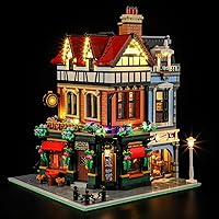 Vista 13 de BRIKSMAX Kit de iluminación LED para comisaría, compatible con el modelo de bloques de construcción Lego 10278, no incluye el juego de Lego