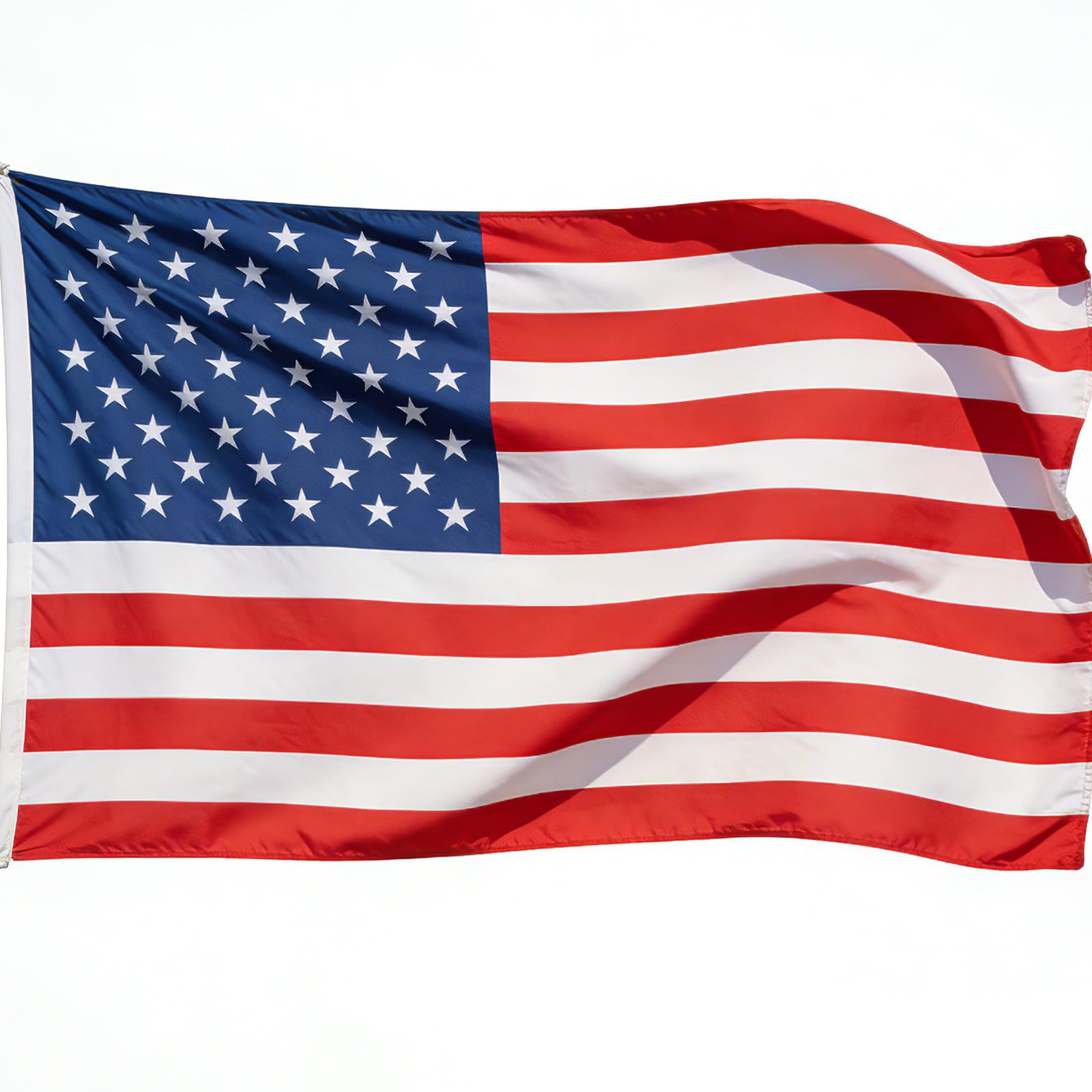 American Flag 5ftx3ft with Eyelets for 4th July Decoration,Large the United States Flags USA America Flag for Fifa World Cup Football 2026 Memorial/Independence/Veterans Day American Party Decorations