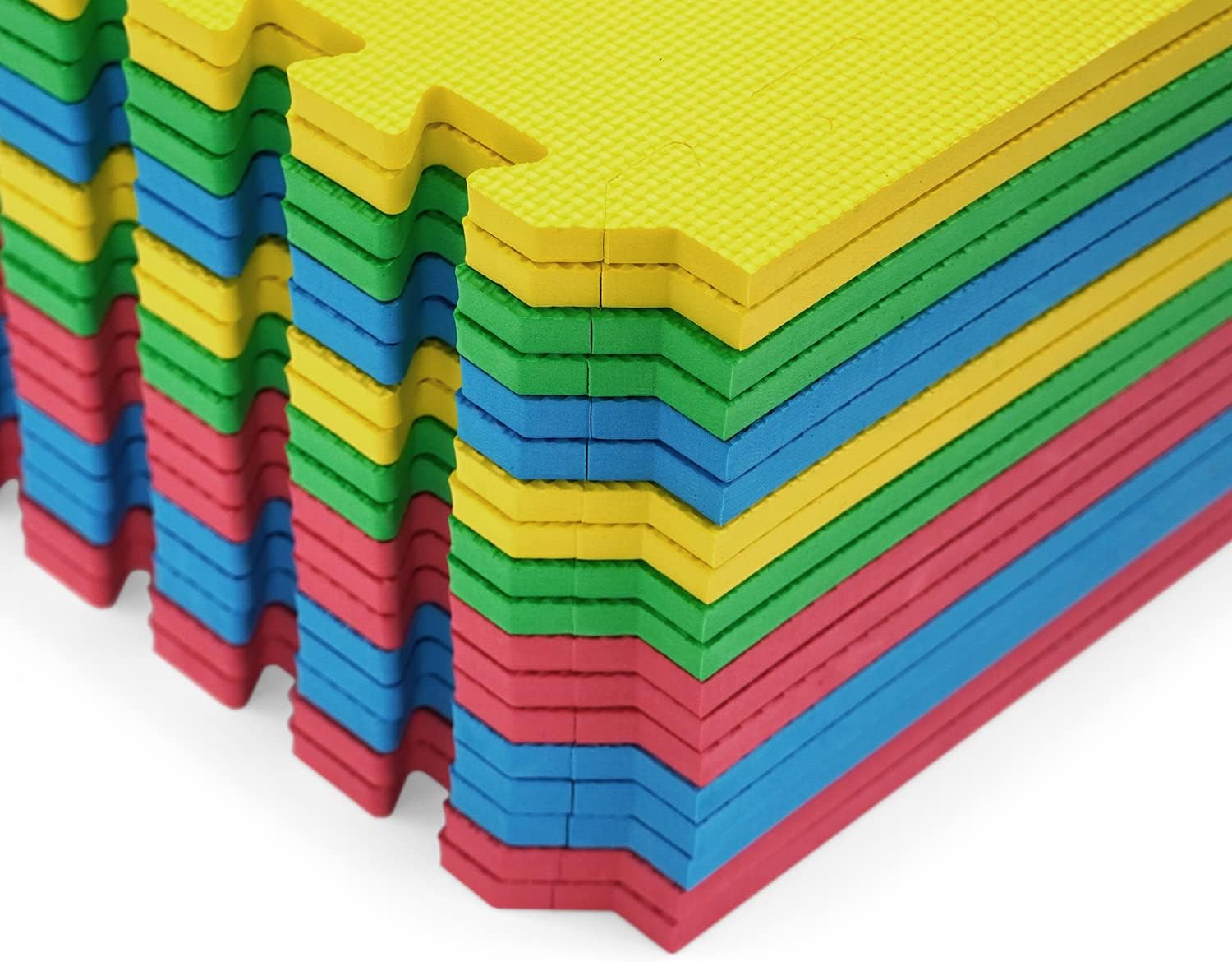 Multicolored EVA Foam Mats 36 Pack