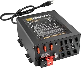 75Amp RV 전원 컨버터 내장 3단계 스마트 충전기 | RV 트레일러 캠퍼용 75Amp 출력 전원 공급 장치