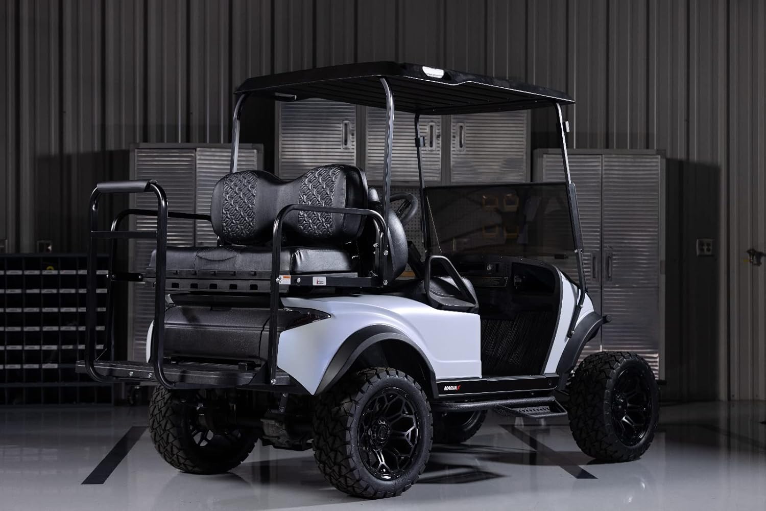 GTW Deluxe Rear Seat Grab Bar for EZGO, Yamaha, and Club Car Golf Carts | No Drilling Required on MACH Seats