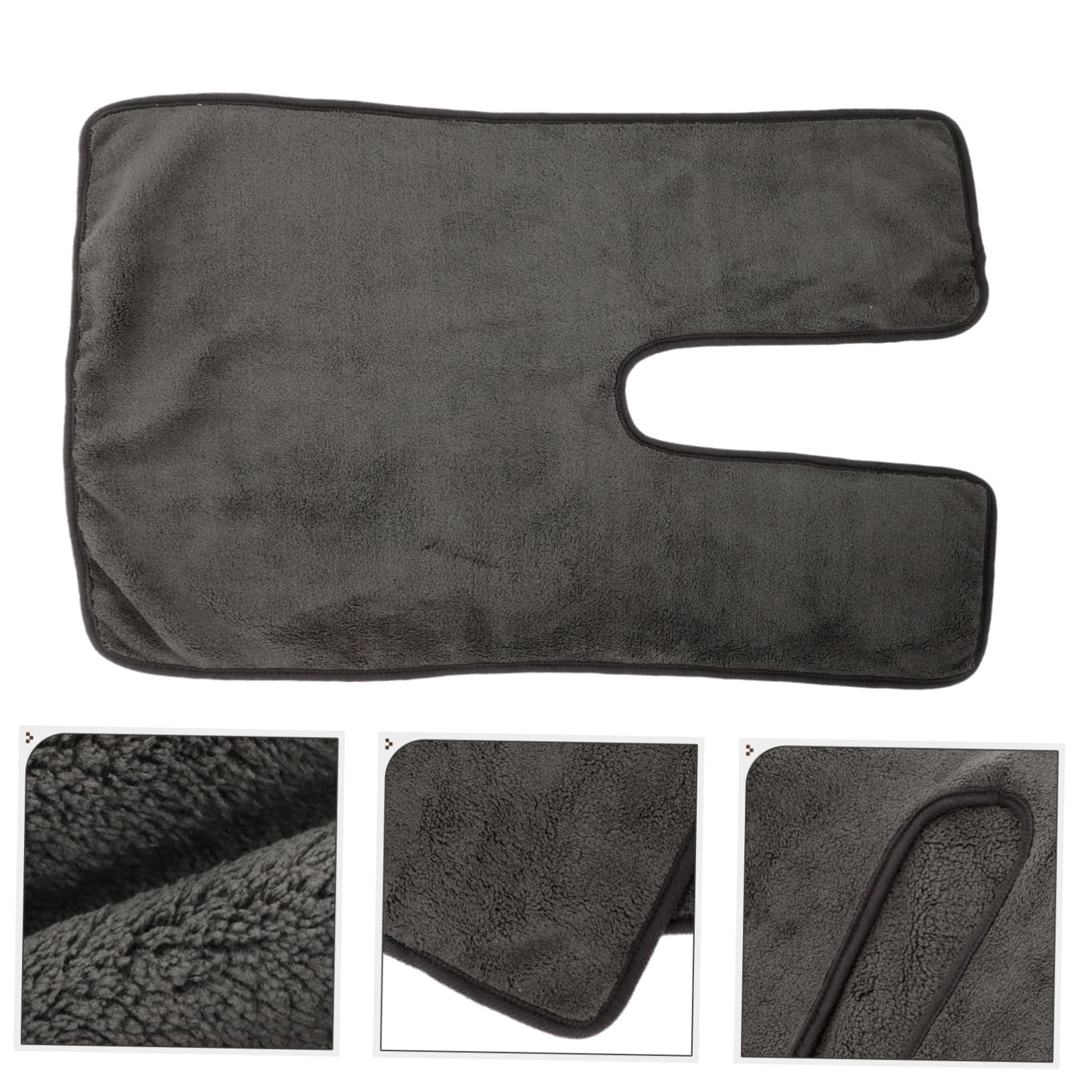 Toallas Faciales de Microfibra Diseño Dividido, 4 Piezas, Suaves y Cómodas para Spa y Masajes, Uso Repetido