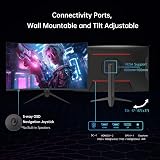 KTC Monitor curvo para jogos FHD 1080p de 32 polegadas - monitor curvo VA 1500R, 165Hz 1ms MPRT, FreeSync e G-Sync, 122% sRGB, DP/HDMI, VESA, HDR10 para jogos, casa, escritório, negócios, monitor de — imagem 5