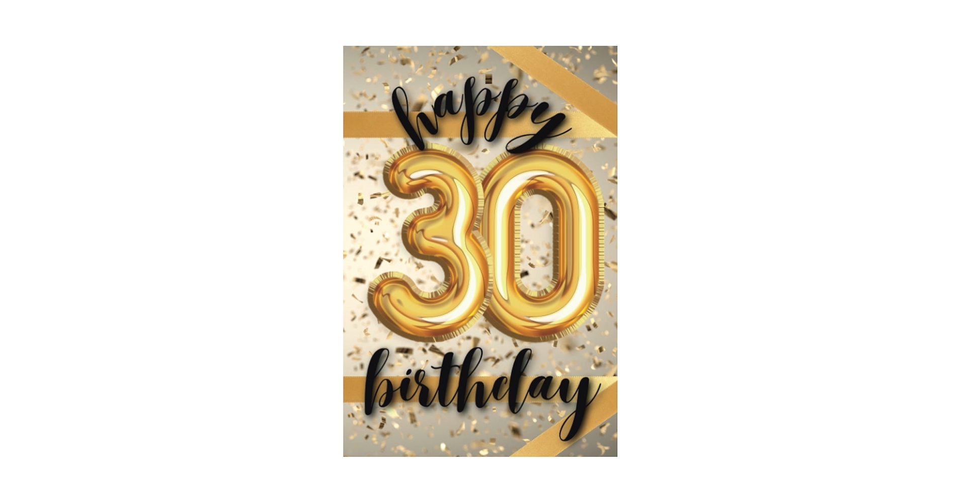 Amazon.co.jp: Happy 30th Birthday: 30th Birthday Card For 30