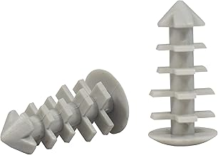 Universal DPC Injection Plugs - 4 Colours - Terracotta, Buff, Light & Dark Grey 10mm 12mm (100, Light Grey)