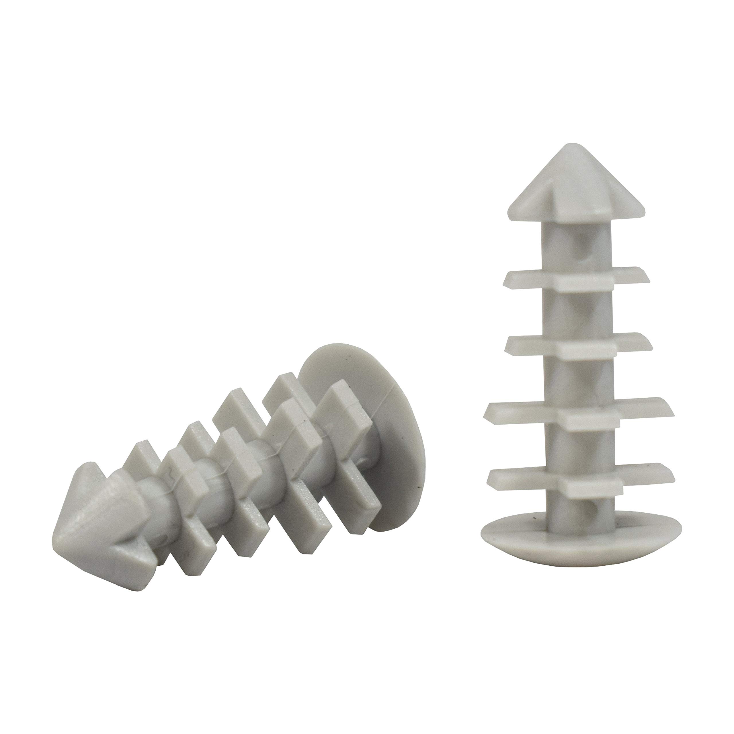 Universal DPC Injection Plugs - 4 Colours - Terracotta, Buff, Light & Dark Grey 10mm 12mm (5000, Light Grey)