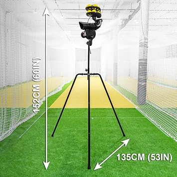 FORZA V55 Cricket Bowling Machine | Adjustable Speed Up to 55mph - Ideal for Clubs and Schools
