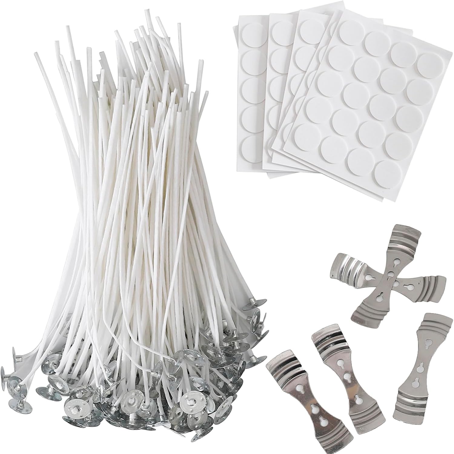 Cono de mecha para velas 120PCS 6 pulgadas miniatura 1