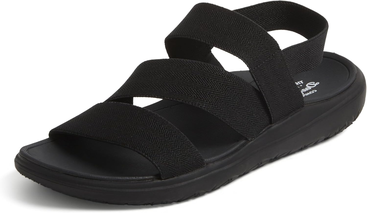 Dearfoams womens Dearfoams Emilia Women's Sandal Slip on Comfortable Cushioned Gore Lightweight Sandal