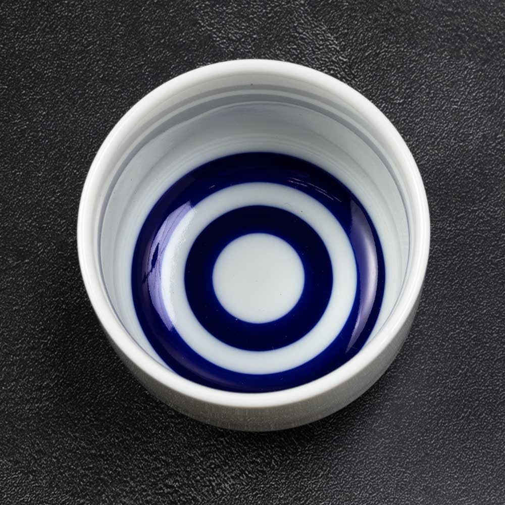 Amazon.co.jp: 酒器 蛇の目盃 美濃焼 磁器 日本製 利き酒 猪口