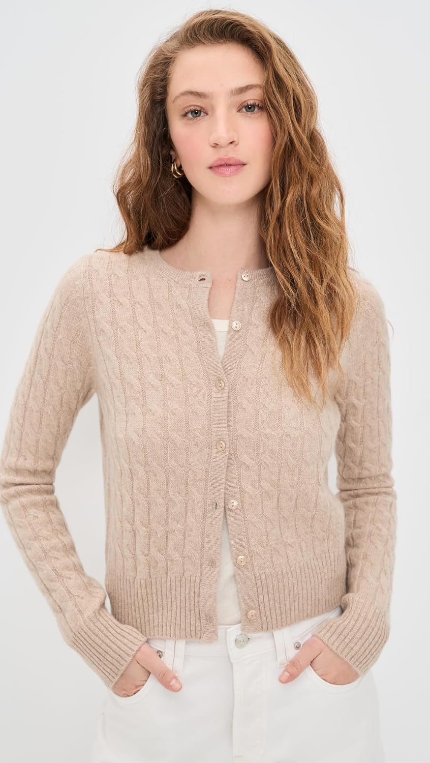 JOE'S JEANS Women's The Cable Dani Cashmere Cardigan
