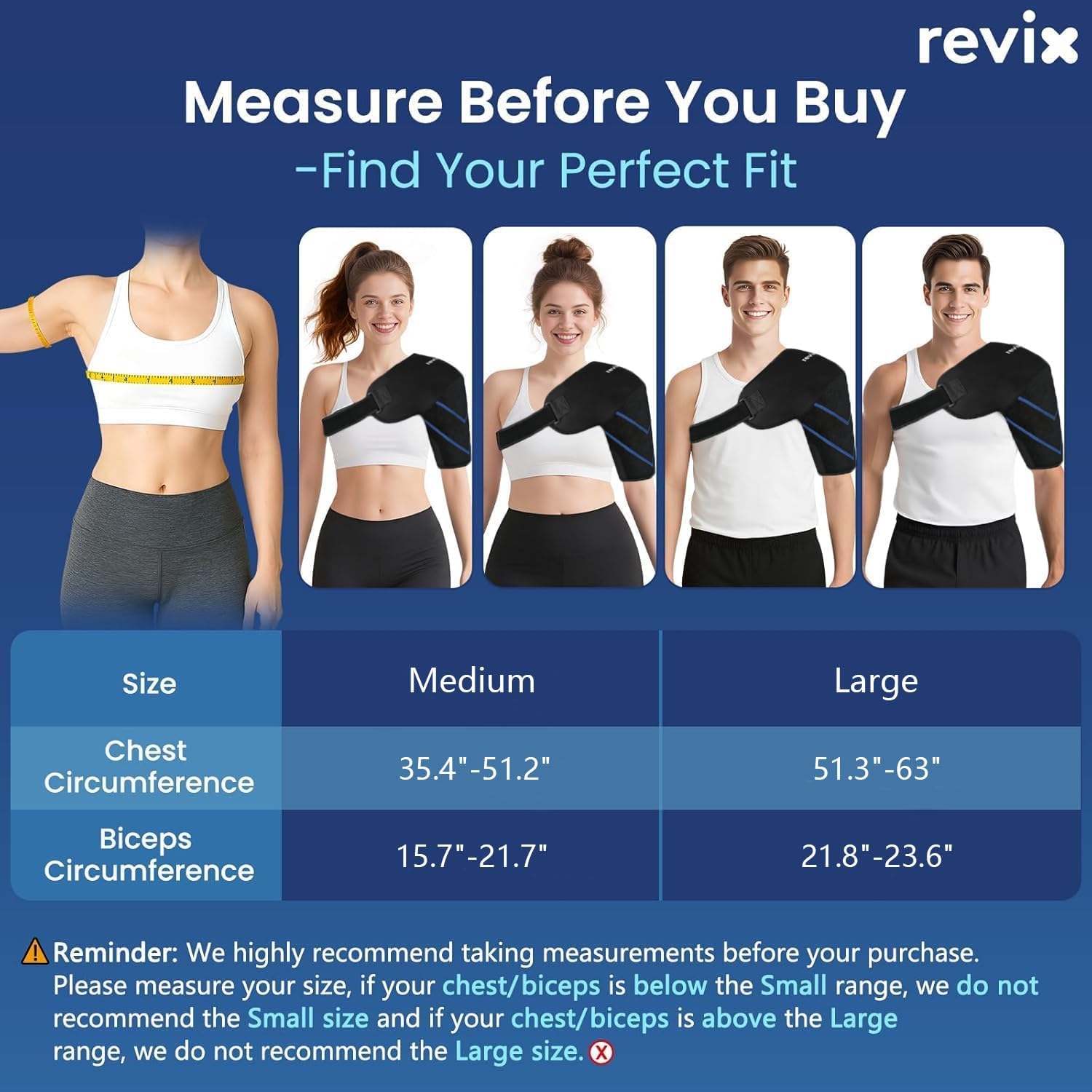 REVIX Shoulder Ice Pack Wrap, 2 Gel Packs+1 Shoulder Brace for Rotator Cuff and Arm, Reusable Gel Cold Therapy Wrap for Discomfort Relief & Muscle Relaxation