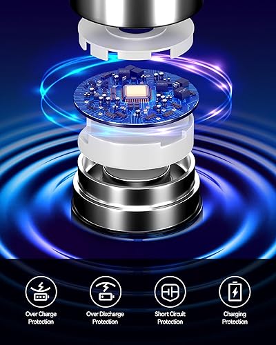 Miniatura 5 de Henreepow AA - Batería recargable de litio de 1.5 V, batería real de iones de litio AA de alta capacidad de 3000 mWh (2000 mAh) con cargador rápido