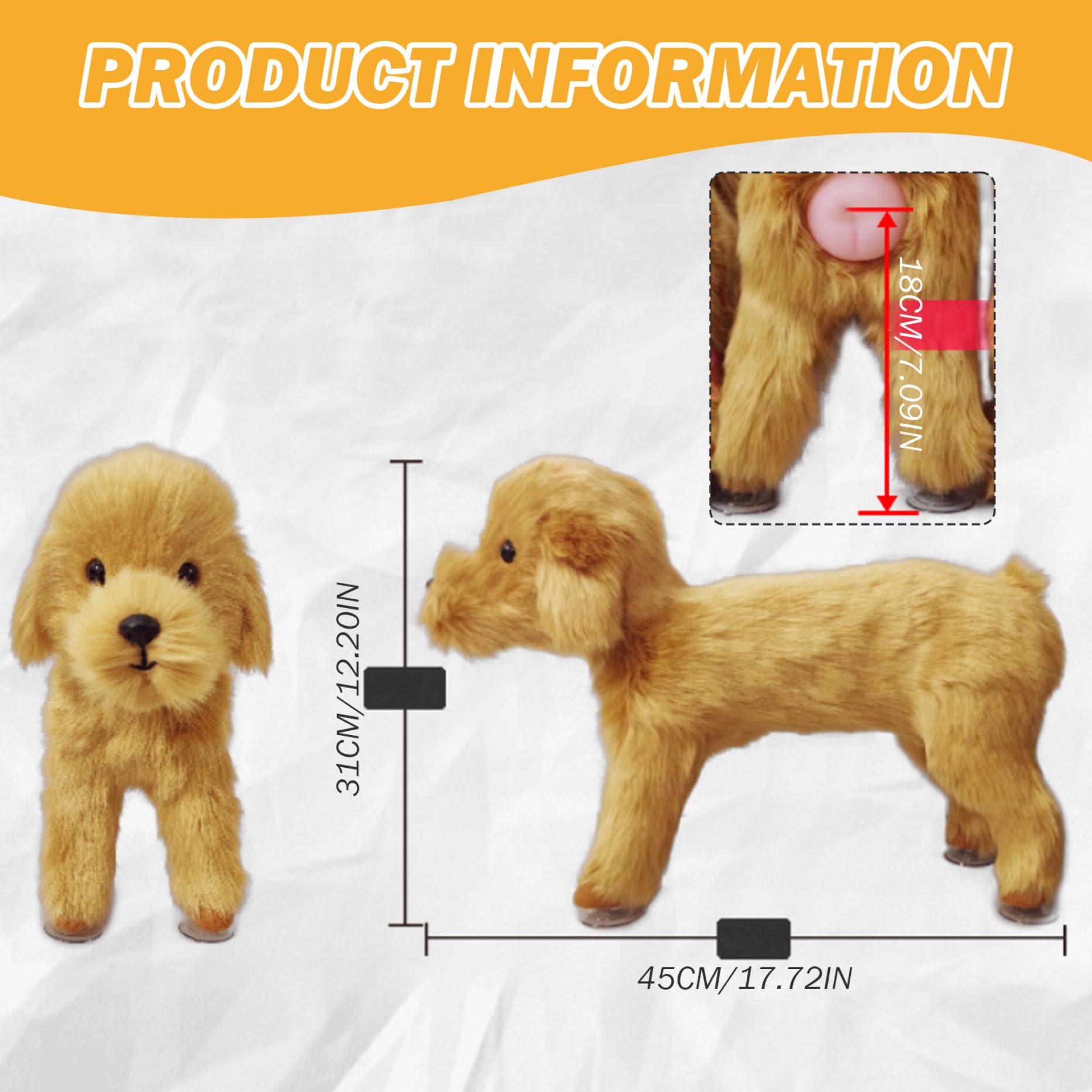 Juguetes interactivos para perros, juguete de apareamiento para perros, juguetes de silicona con ventosa, ventilación de estro para mascotas de simulación, interactivo lavable para pequeños, para abu