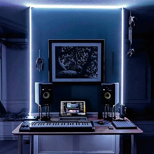 Miniatura 6 de YONIKU Tira de luces para dormitorio, tira de luces para armarios, tira de luces LED para interiores y exteriores, tira de luces LED impermeables