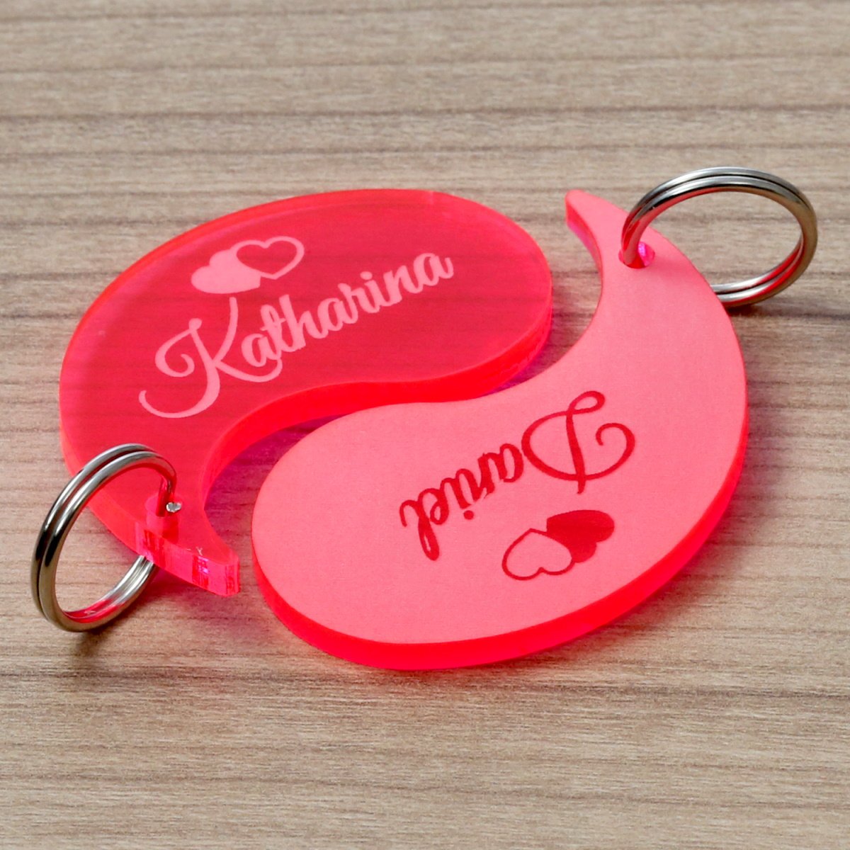 PLEXIGLAS® Liebes Anhänger Schlüsselanhänger