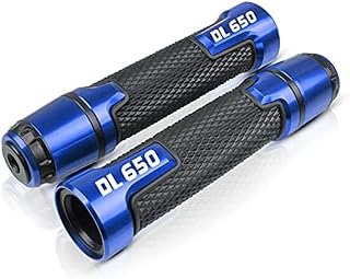 JYDJDL,Motorcycle 7/8" 22mm Anti Skid Rubber Handlebar Grips Handle Bar Ends for Suzuki for DL650 VSTROM DL 650 V-Strom 2004-2018
