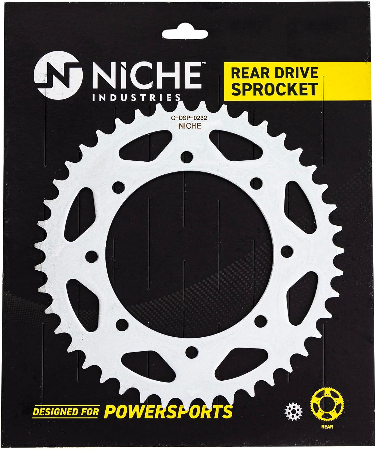 NICHE Drive Sprocket Chain Combo for Kawasaki KLR650 Front 15 Rear 43 Tooth 520 X-Ring 106 Links