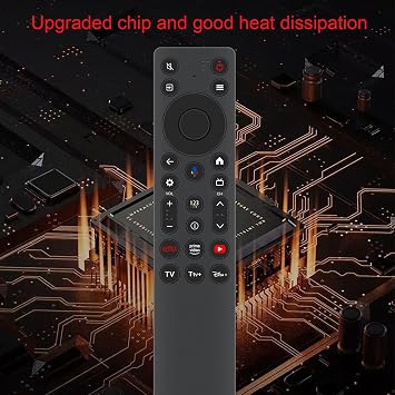 VINABTY Replacement Voice Remote Control Fit For TCL QLED 4K Smart QD-Mini LED TV 55QM6K 65QM6K 75QM6K 85QM6K 98QM6K 50QM6K 55QM7K 65QM7K 75QM7K 85QM7K 98QM7K 115QM7K,No backlight