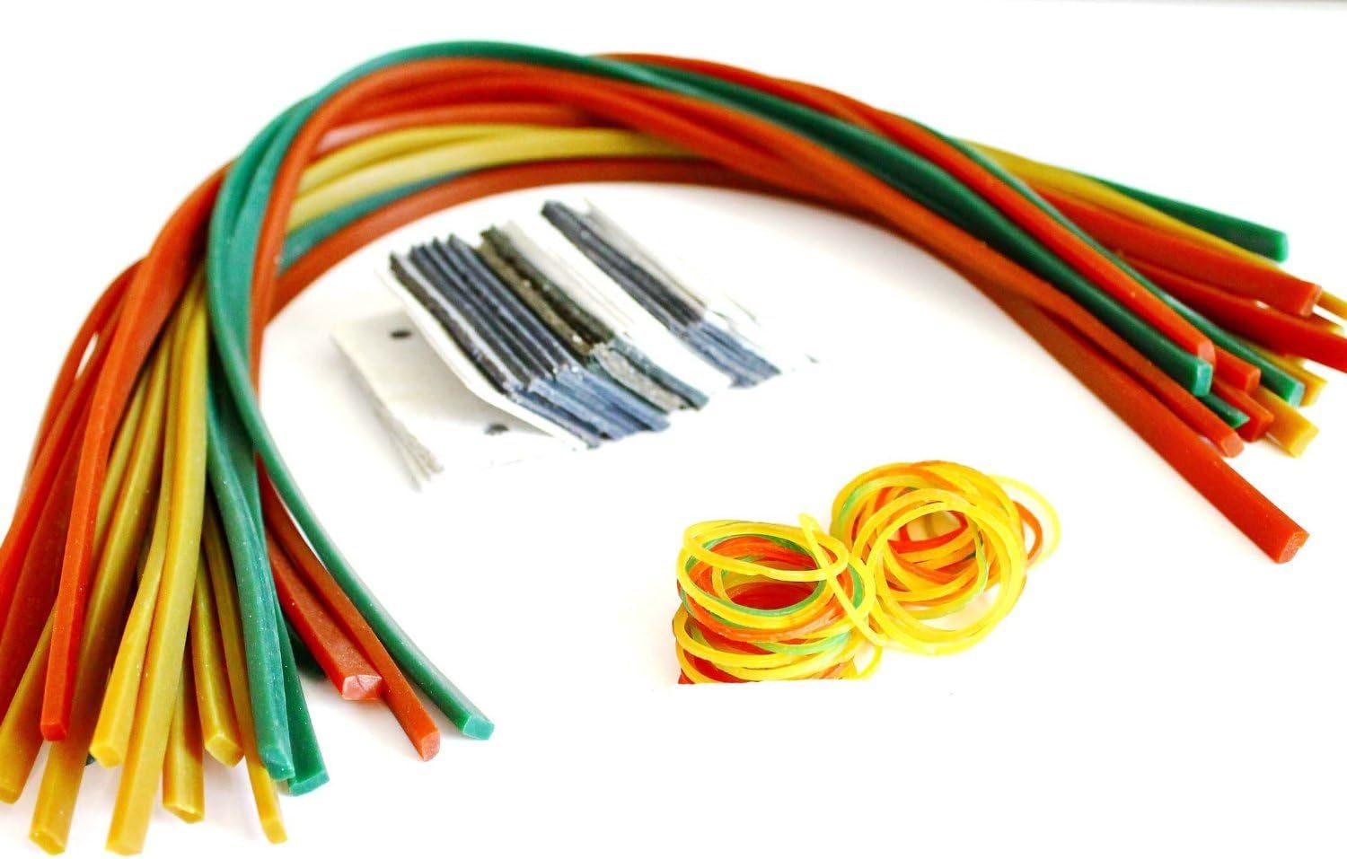 Best 20 Pcs X of Elastic Rubber Band for Wooder Slingshot Thai Catappult