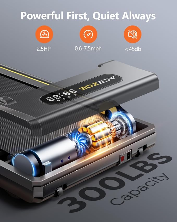 Caminadora Eléctrica Plegable con Inclinación Manual y Escri miniatura 7