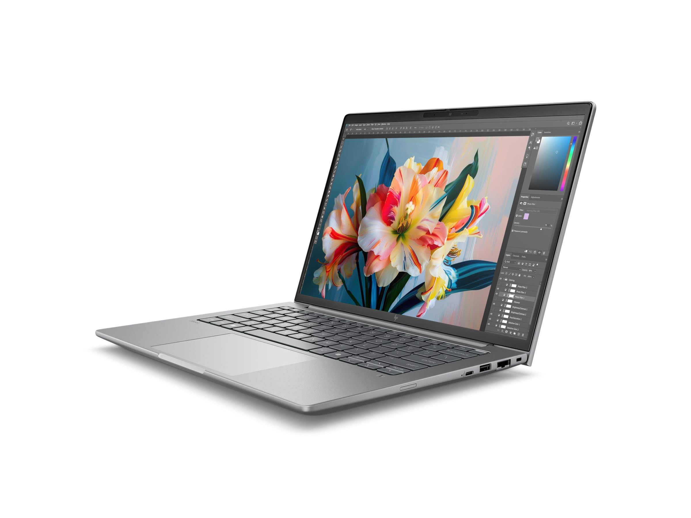 HP ZBook 8 G1i Mobile Workstation - Intel Core Ultra 7 255H / 2 GHz - vPro Enterprise - Win 11 Pro - RTX 500 Ada - 64 GB RAM - 1 TB SSD NVMe, TLC - 35.6 cm (14") IPS Touchscreen 2560 x 1600 (WQXGA)